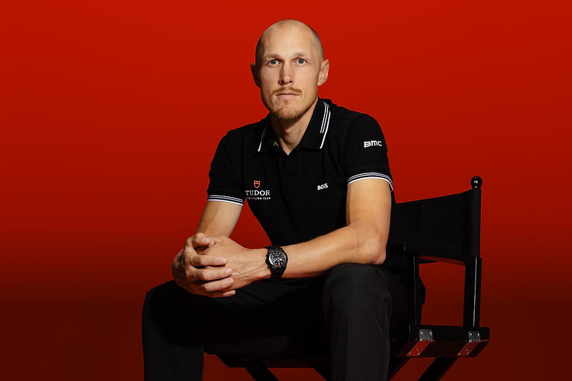 Matteo Trentin ritratto ufficiale Tudor Pro Cycling nel 2026
