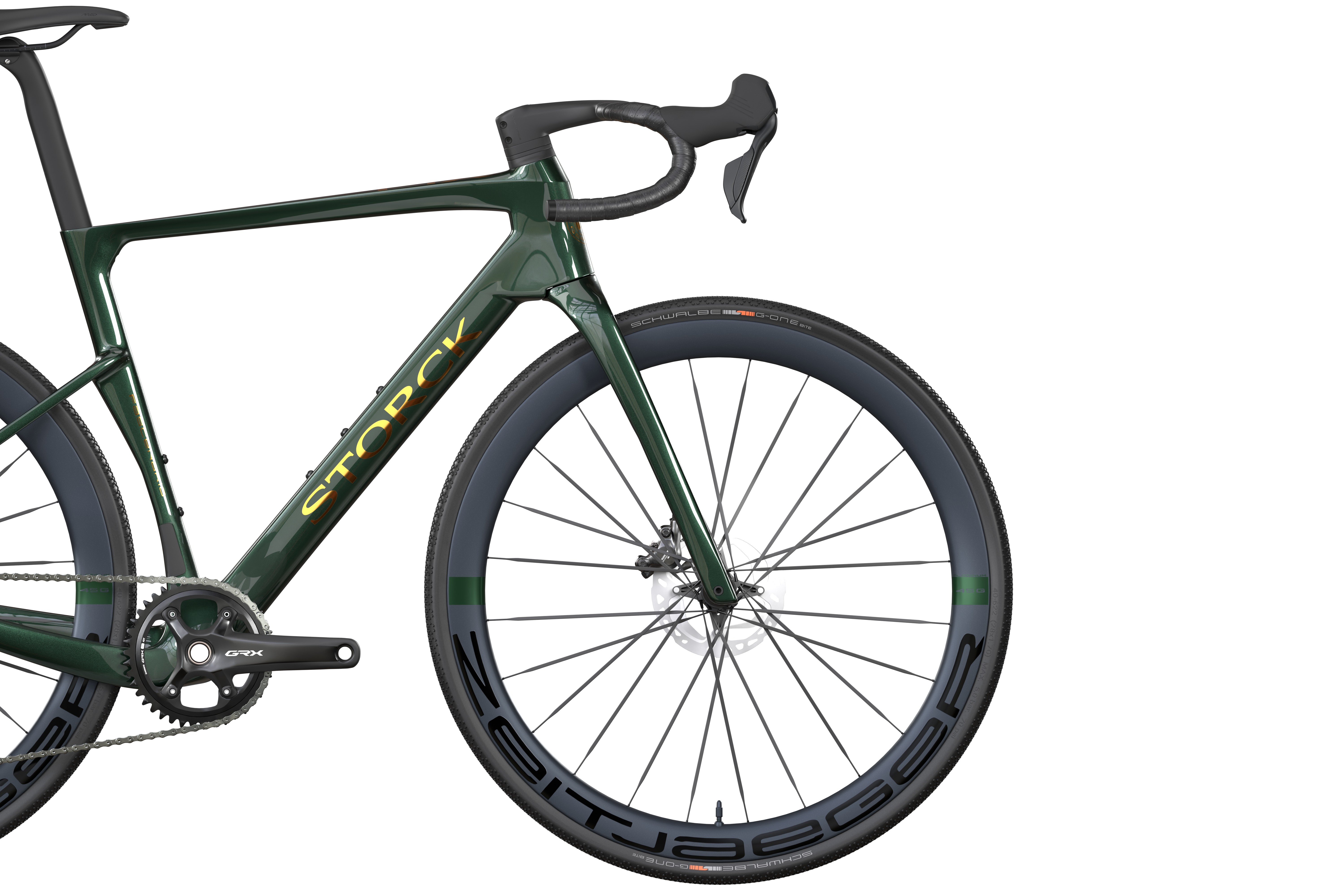 Storck Fascenario.X 2026 - dettaglio forcella e tubo sterzo