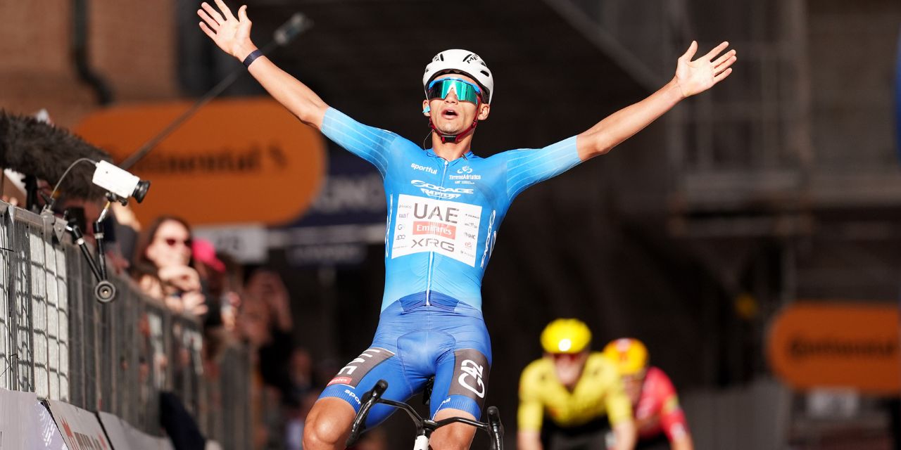 Isaac Del Toro vince a Camerino la sesta tappa della Tirreno-Adriatico 2026