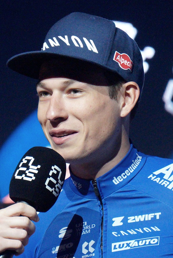 Jasper Philipsen dopo la vittoria alla Nokere Koerse 2026