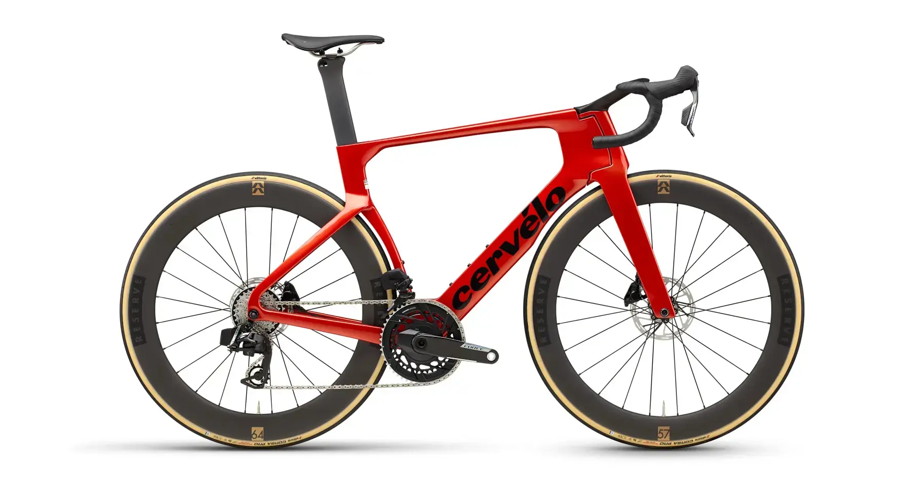 Cervélo S5 Force AXS 2026, bici completa con ruote Reserve 57 e 64