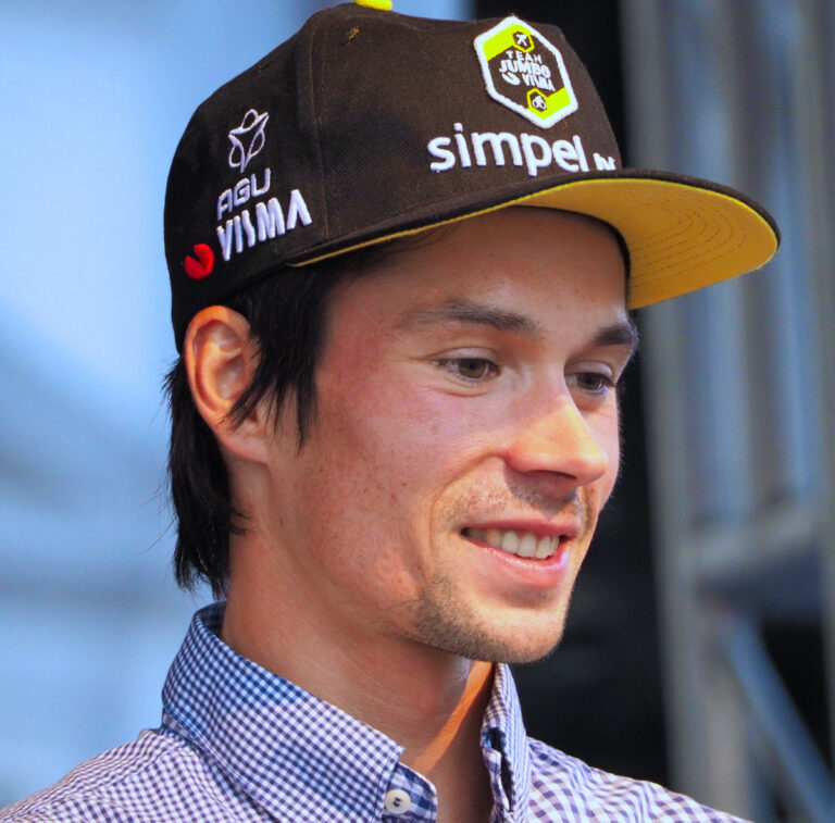 Primož Roglič in maglia Jumbo-Visma nel 2019