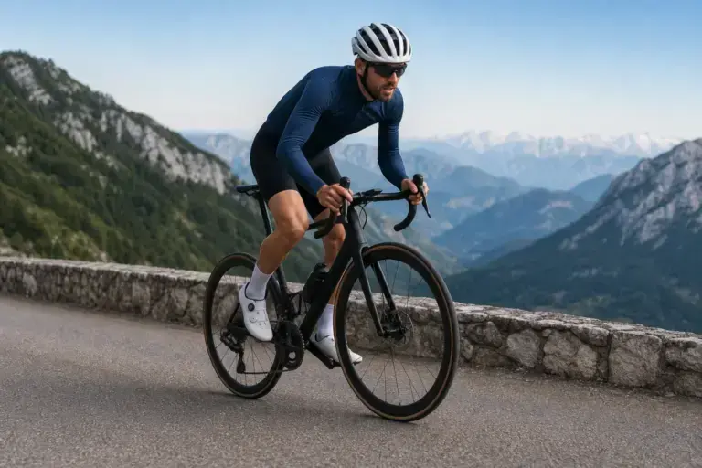 Allenamento a bassa cadenza nel ciclismo - illustrazione editoriale