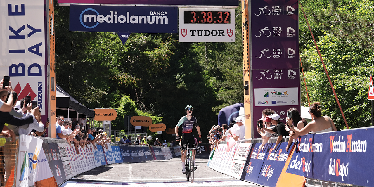 Aubin Sparfel vince la tappa 7 del Giro Next Gen 2026