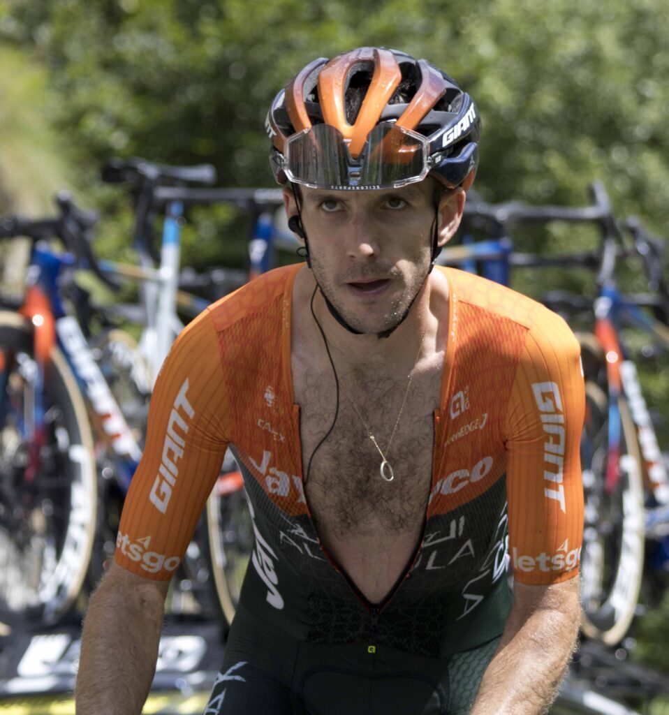 Simon Yates in gara