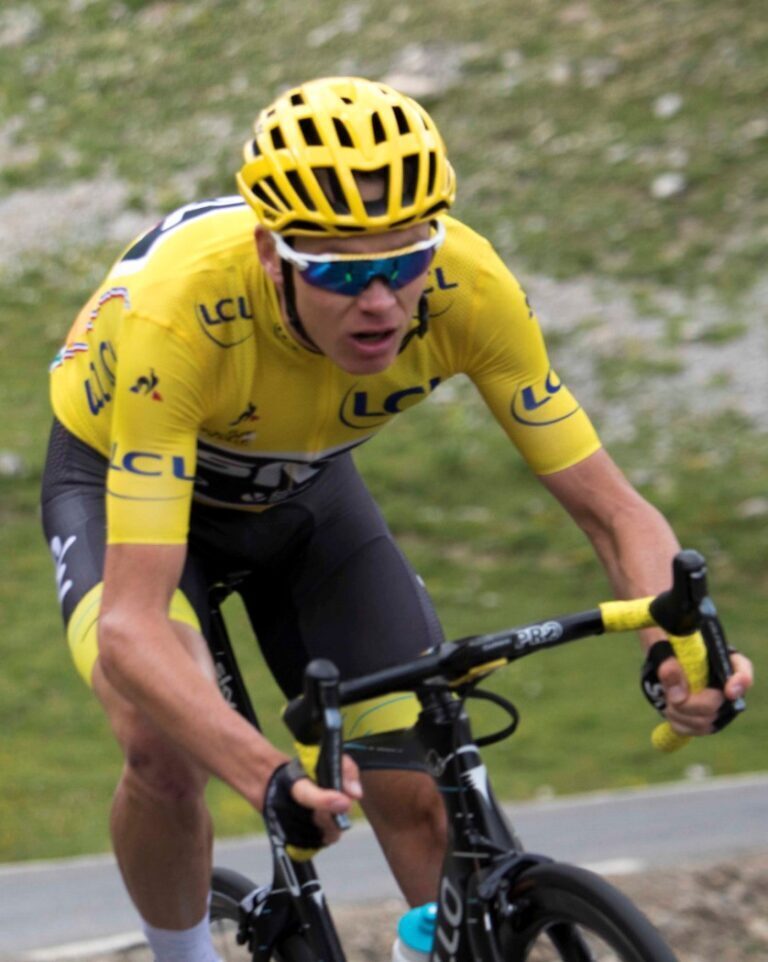 Chris Froome in maglia gialla al Tour de France 2017
