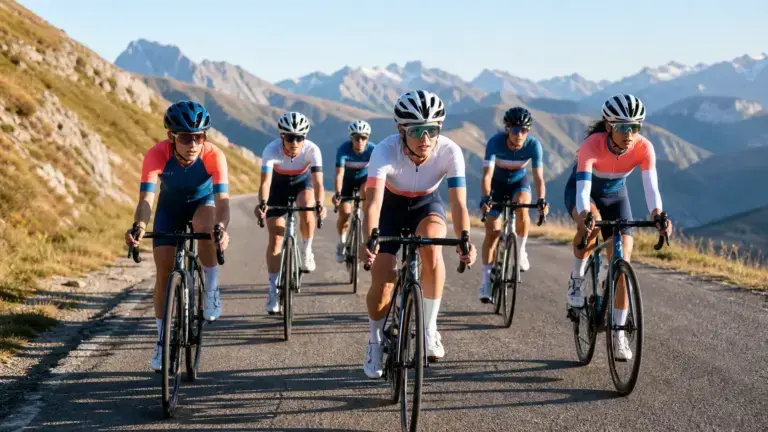 Squadra femminile di ciclismo su strada in vista del progetto Decathlon 2027