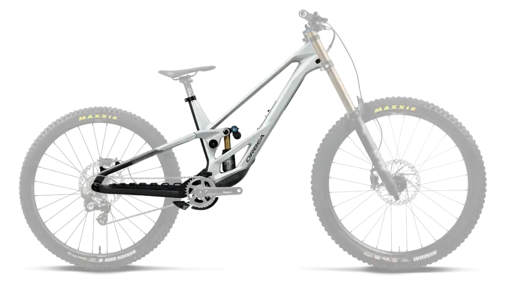 Orbea Rallon DH: kit telaio con componenti illustrativi