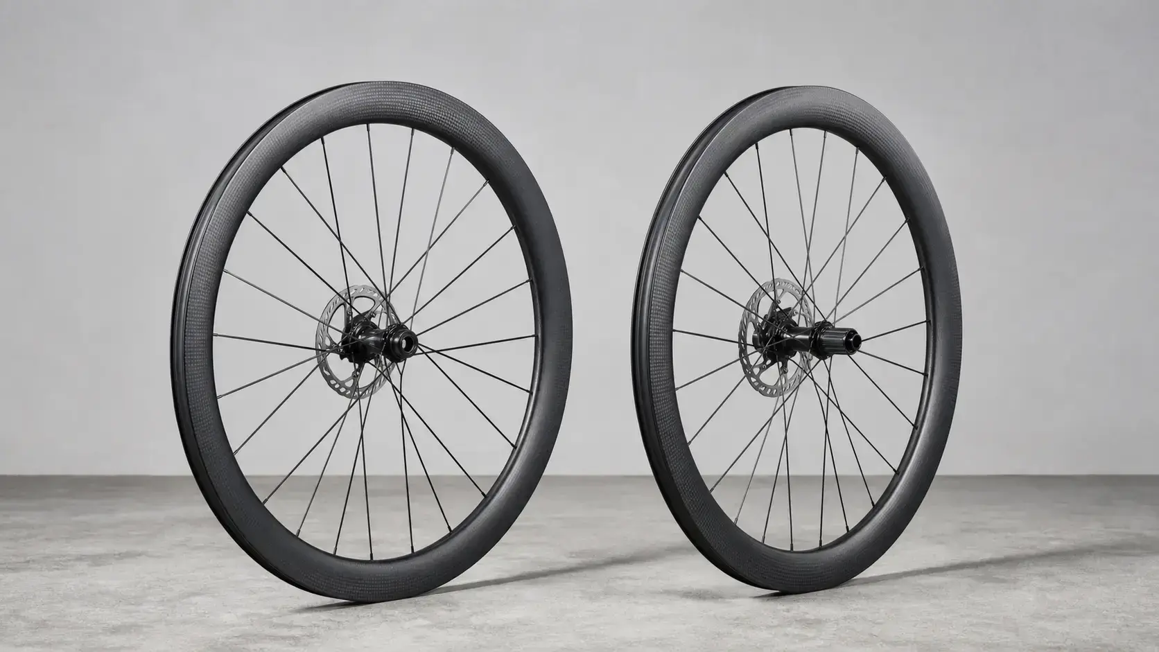 Ruote medio profilo in carbonio per bici da corsa