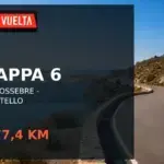 Tappa 6 della Vuelta 2026: Alcossebre - Castello, 177,4 km.