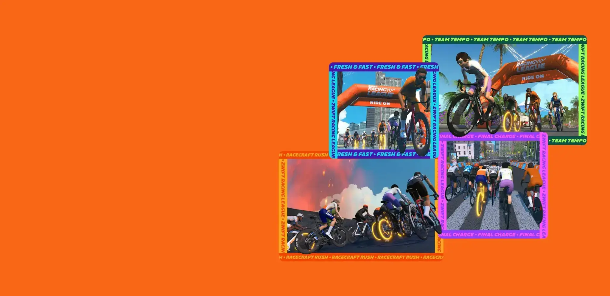La grafica ufficiale della Zwift Racing League 2026 2027