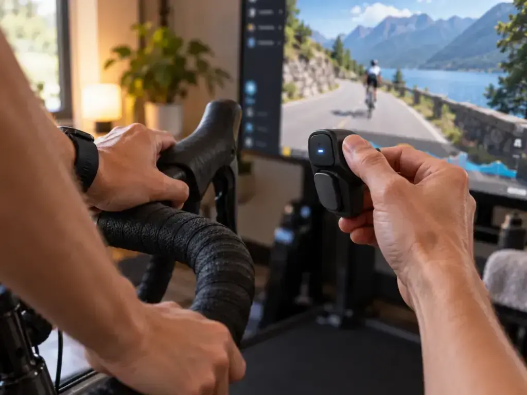 Illustrazione editoriale per Zwift Ride con Rouvy: come collegarlo e quali funzioni non funzionano