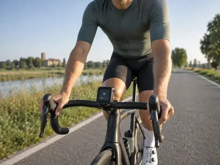 Illustrazione editoriale per Recupero attivo nel ciclismo: durata, intensità e quando farlo