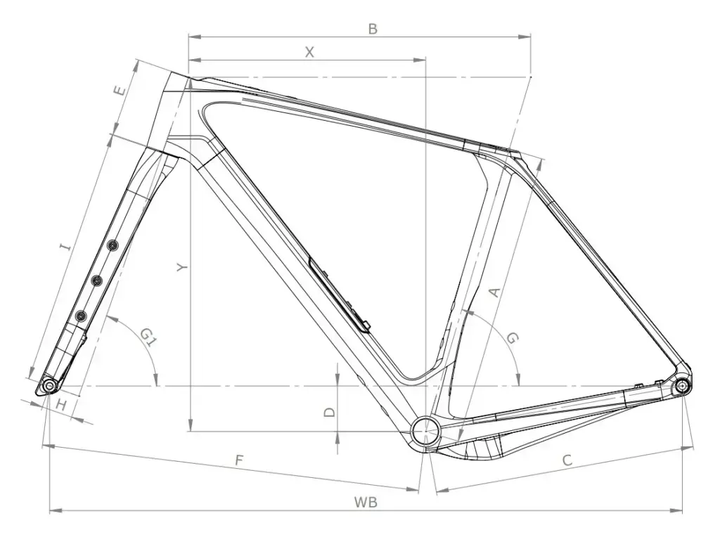 Bianchi Arcadex Comp GRX 610 2026: prezzo e componenti, disegno delle geometrie