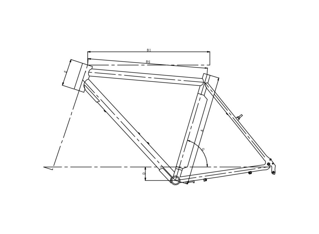 Bianchi E-Spillo, schema ufficiale delle geometrie YRBT2 / YSBT2