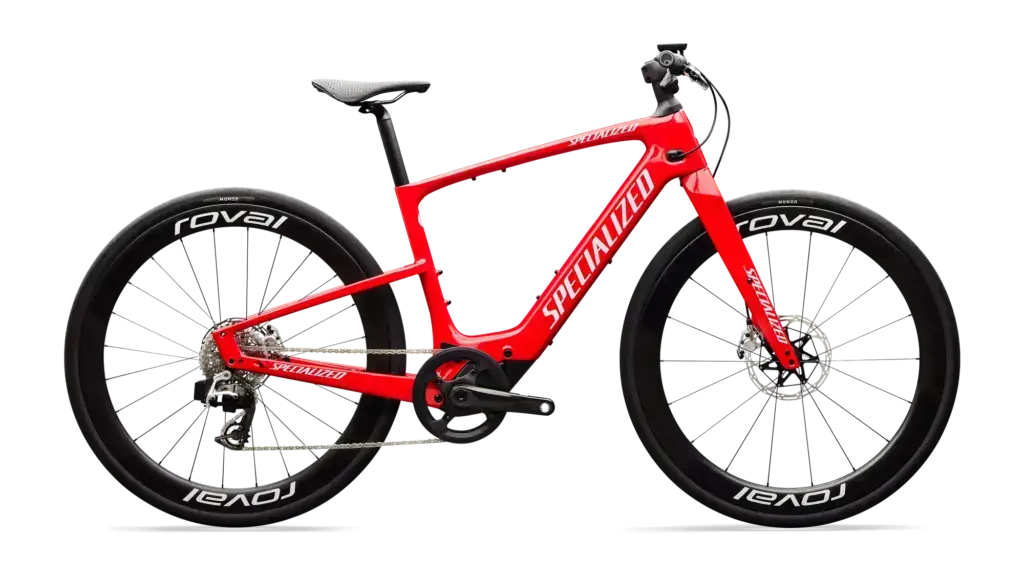 Specialized Vado SL 2 LTD S-Racing 2026, bici completa rossa di lato