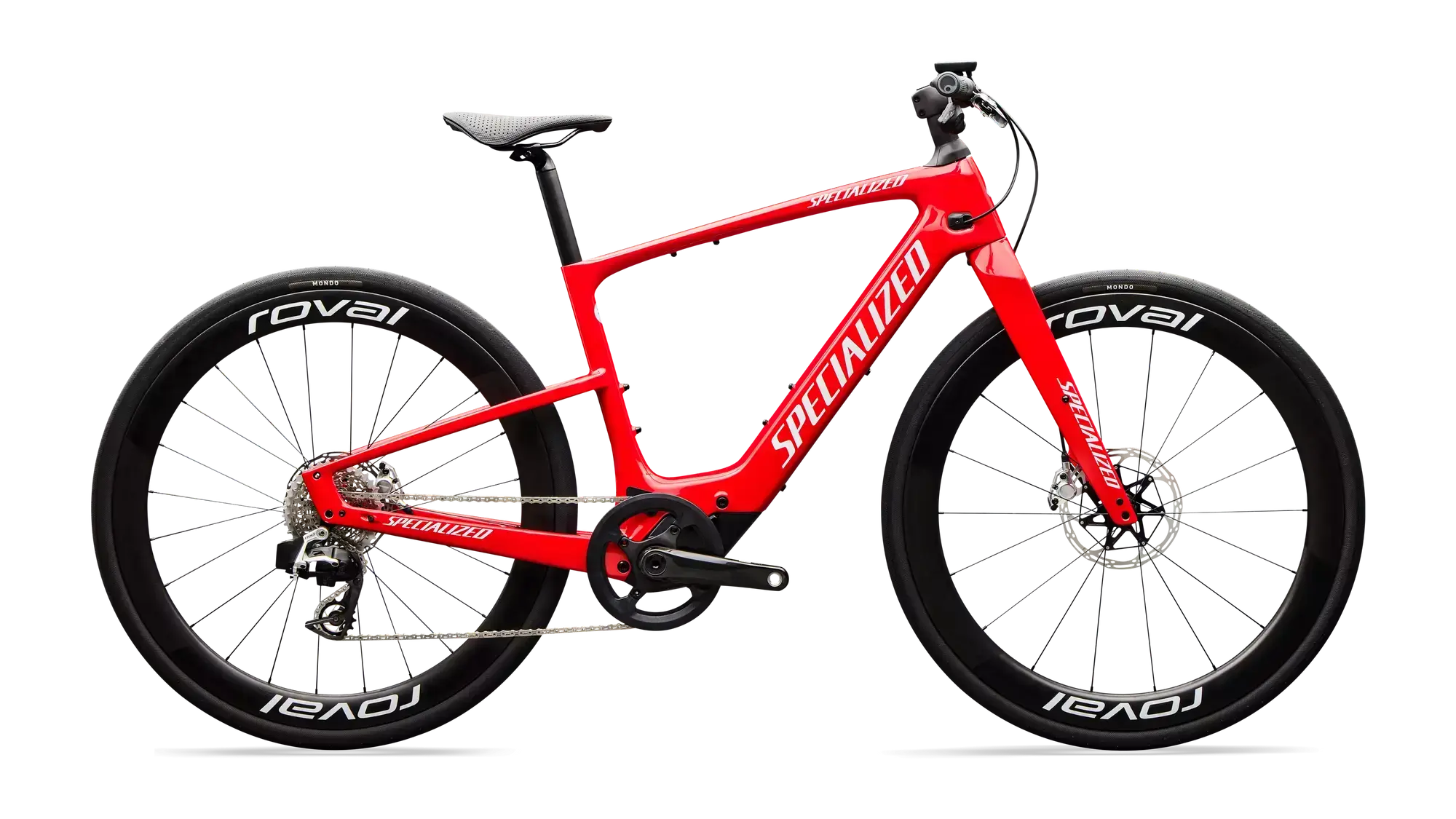 Specialized Vado SL 2 LTD S-Racing 2026, bici completa rossa di lato