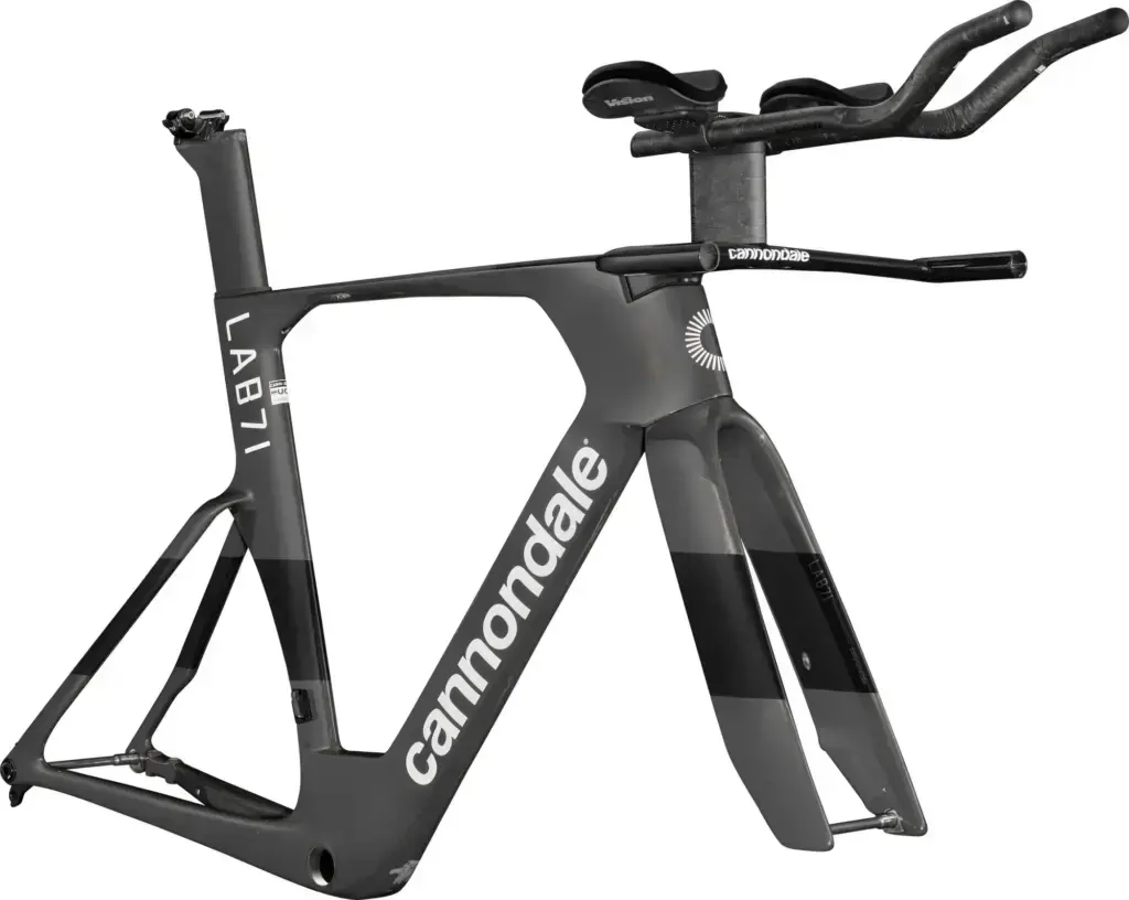 Cannondale SuperSlice LAB71 MY2026 vista dal lato anteriore del frameset