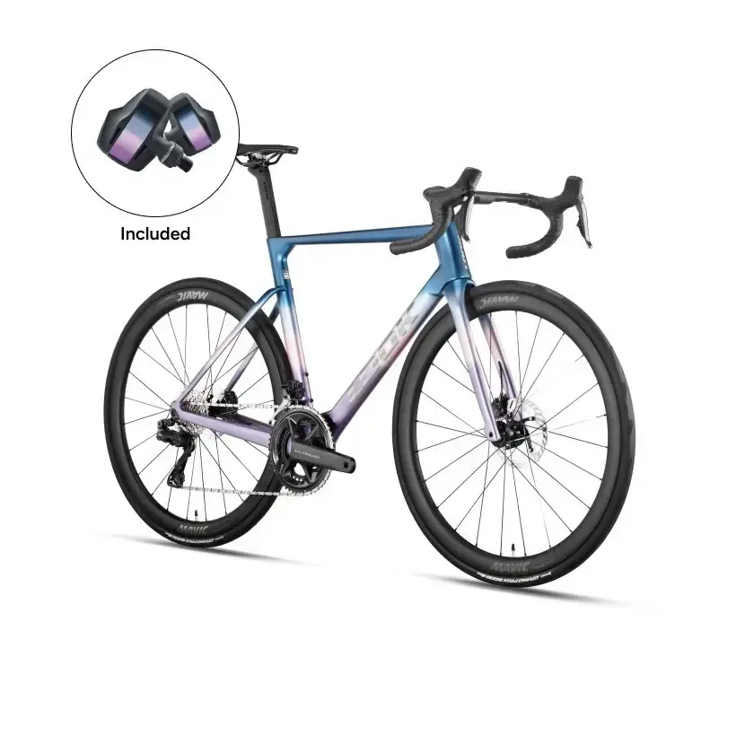 LOOK 795 Blade RS 2 Ultegra Di2 / Mavic Cosmic S42 MY2026, seconda vista ufficiale della stessa configurazione. Foto LOOK.