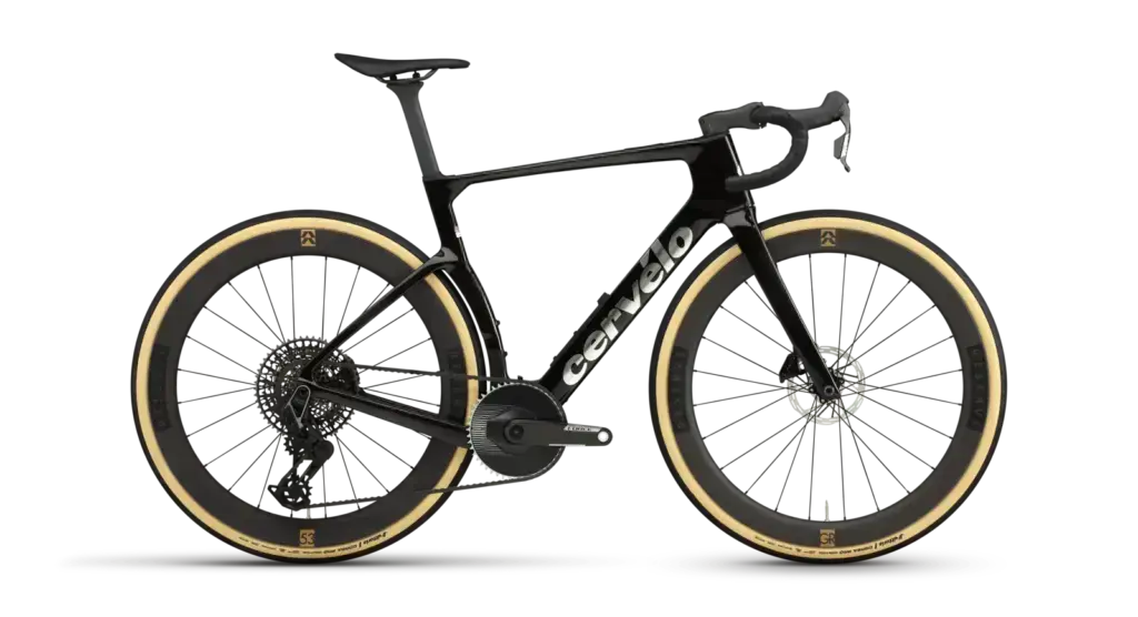 Cervélo Áspero-5 Force AXS 1 2027, vista laterale della configurazione ufficiale
