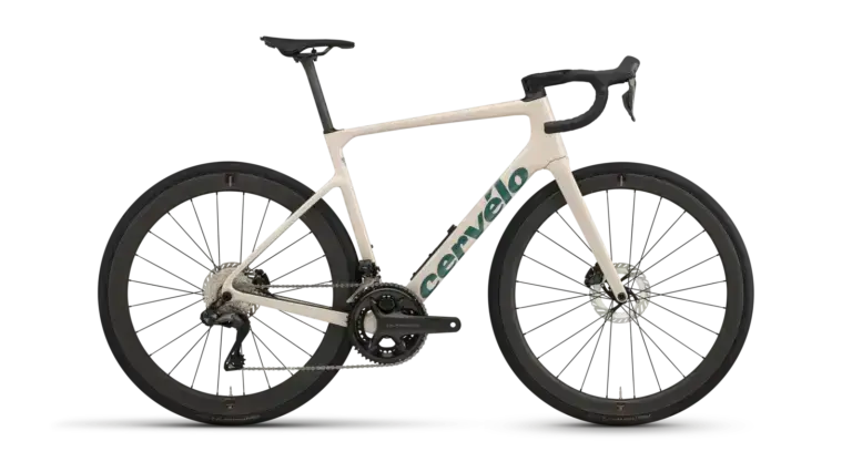Cervélo Caledonia-5 Ultegra Di2 2027, vista laterale della configurazione ufficiale
