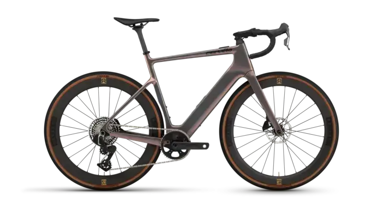 Cervélo Rouvida Force XPLR AXS Gravel 2027, vista laterale della configurazione ufficiale