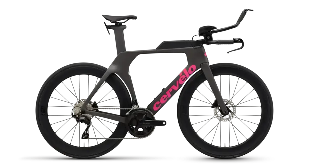 Cervélo P-Series 105 2027, vista laterale della configurazione ufficiale
