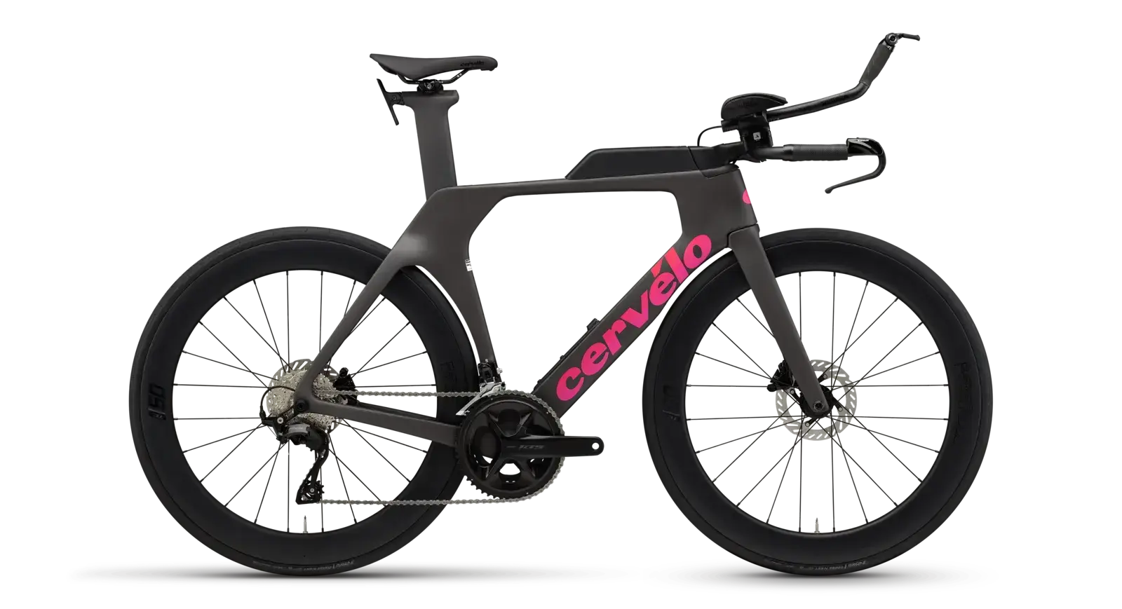 Cervélo P-Series 105 2027, vista laterale della configurazione ufficiale