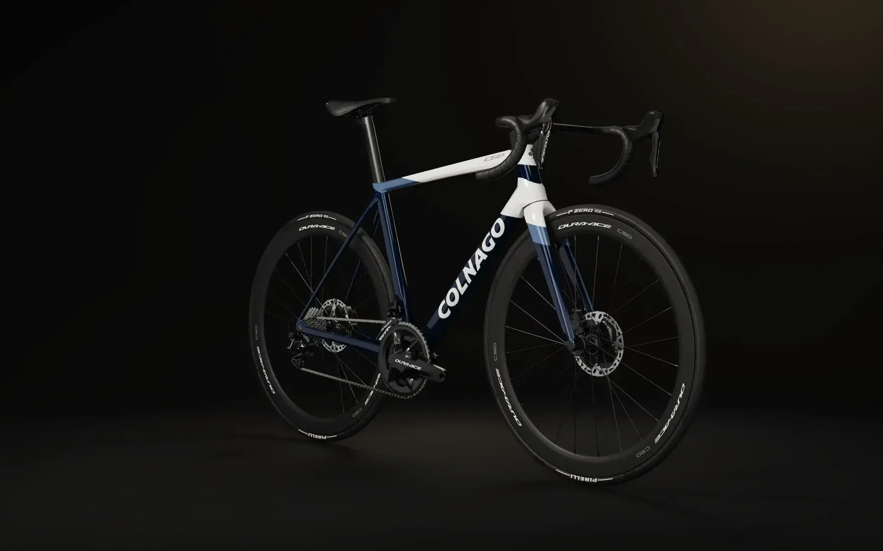 Colnago C68 Road HRBB vista a tre quarti, bici completa