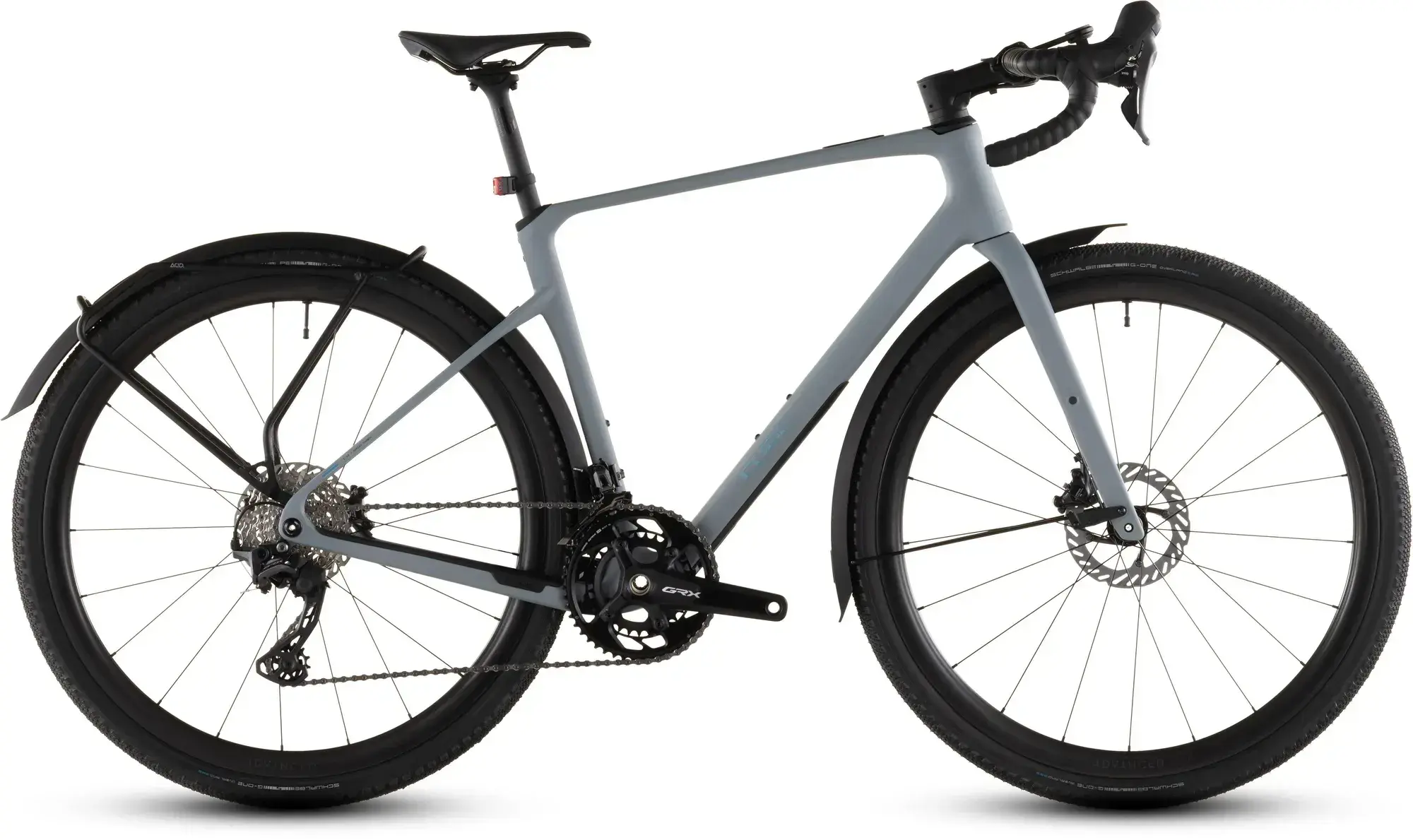 Cube Nuroad C:62 Pro FE 2026 con parafanghi e portapacchi, vista laterale
