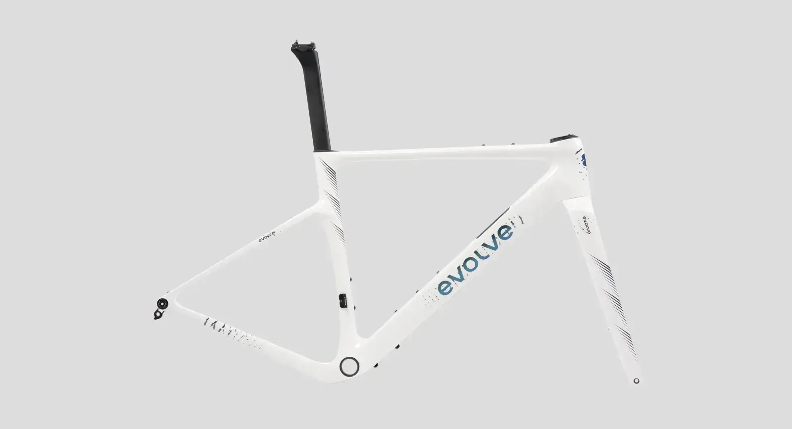 Kit telaio Evolve CIMA GR Sailfish Pearl, vista laterale completa