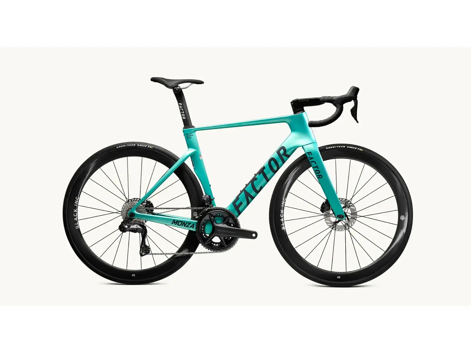 Dettaglio del telaio Factor MONZA Steel Green