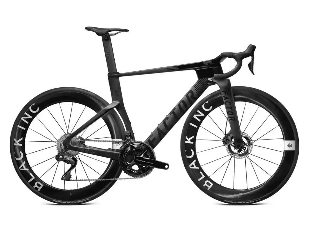 Factor ONE Onyx Black con Shimano Dura-Ace, vista completa