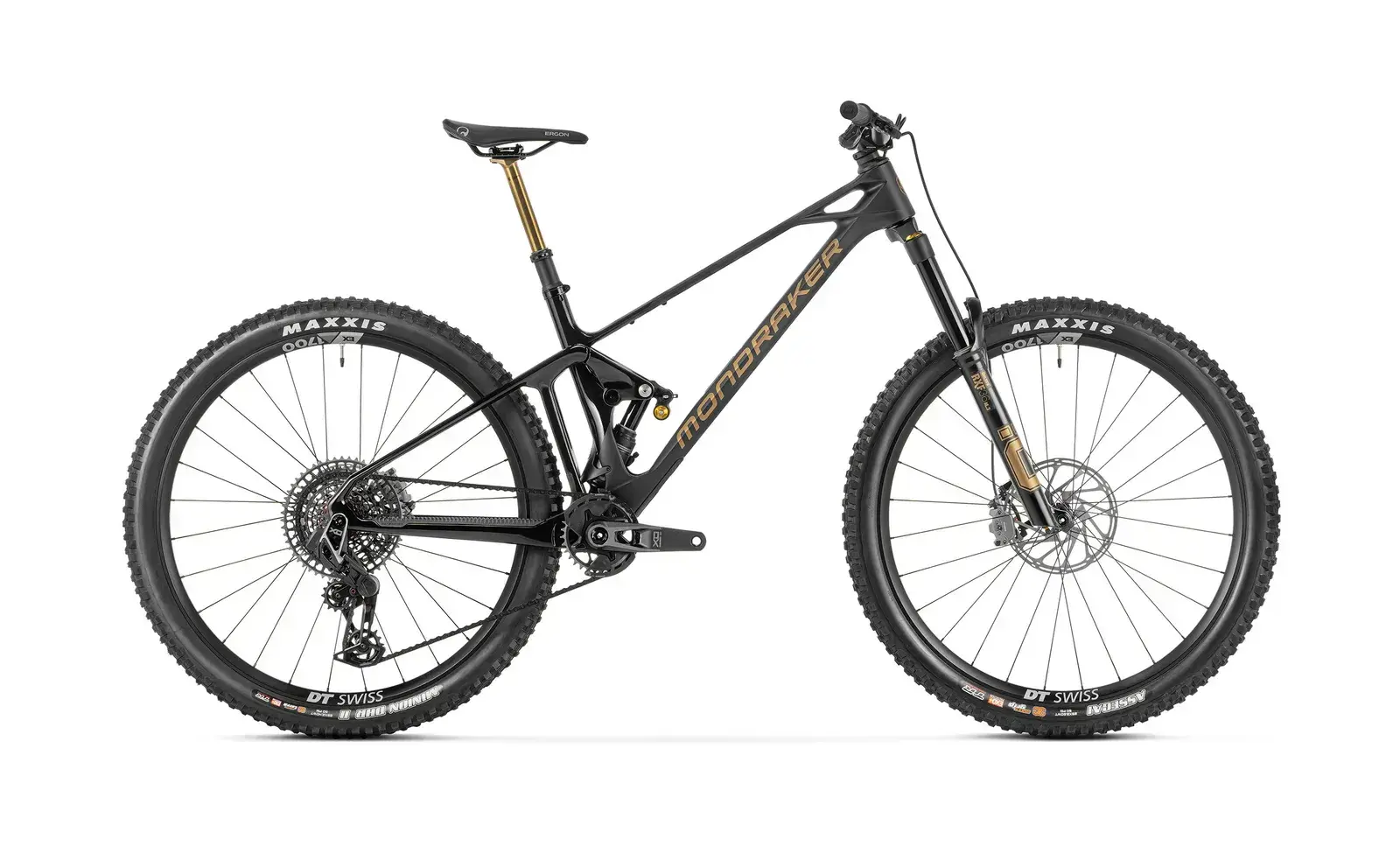 Mondraker FOXY CARBON RR 2026, vista laterale della bici completa