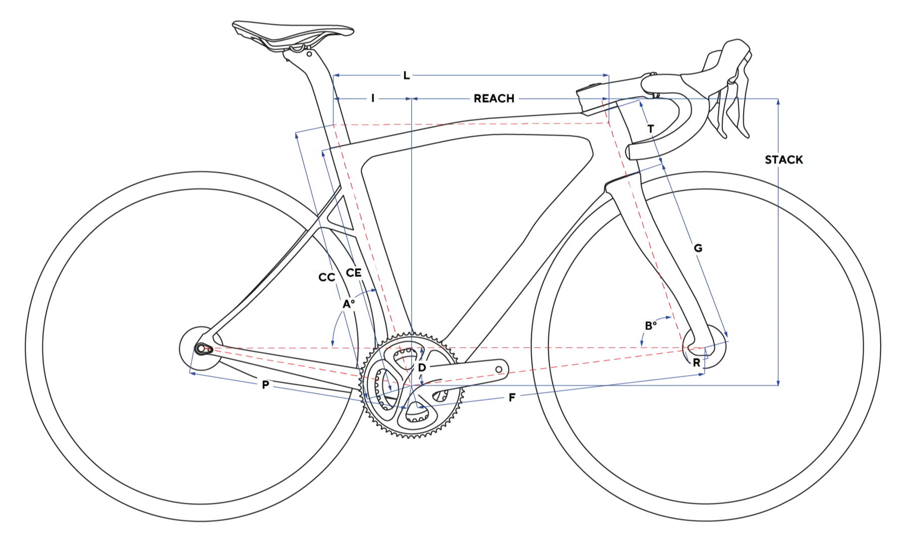 Pinarello Dogma X 2026, disegno geometrico ufficiale