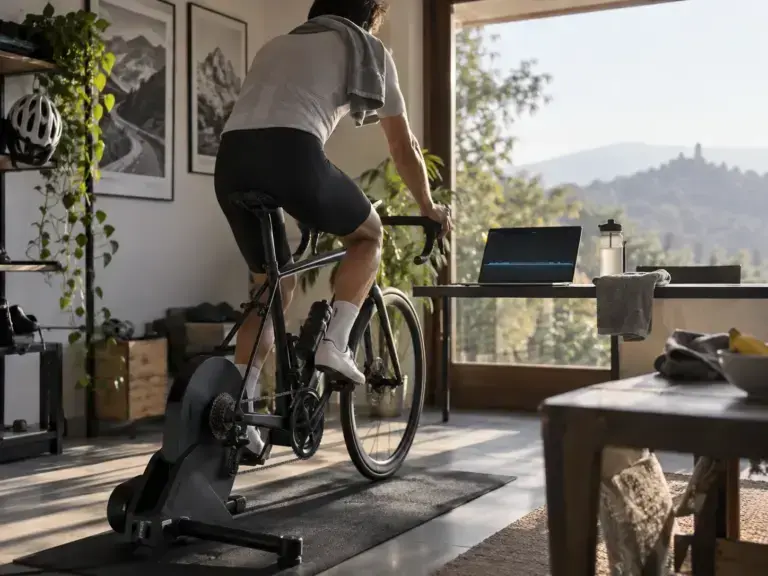 Illustrazione editoriale sull'allenamento ciclistico: recovery