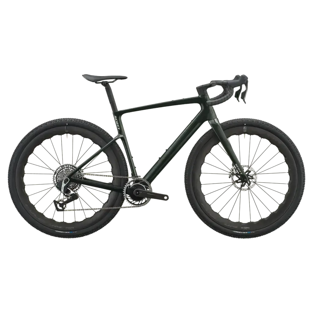 Nuova Scott Addict Gravel Premium con SRAM Red XPLR e ruote Fulcrum Sharq GR