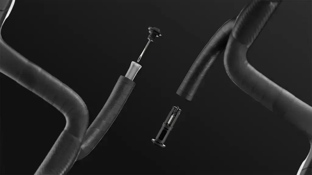Utensili integrati nelle estremità del manubrio della nuova Scott Addict Gravel
