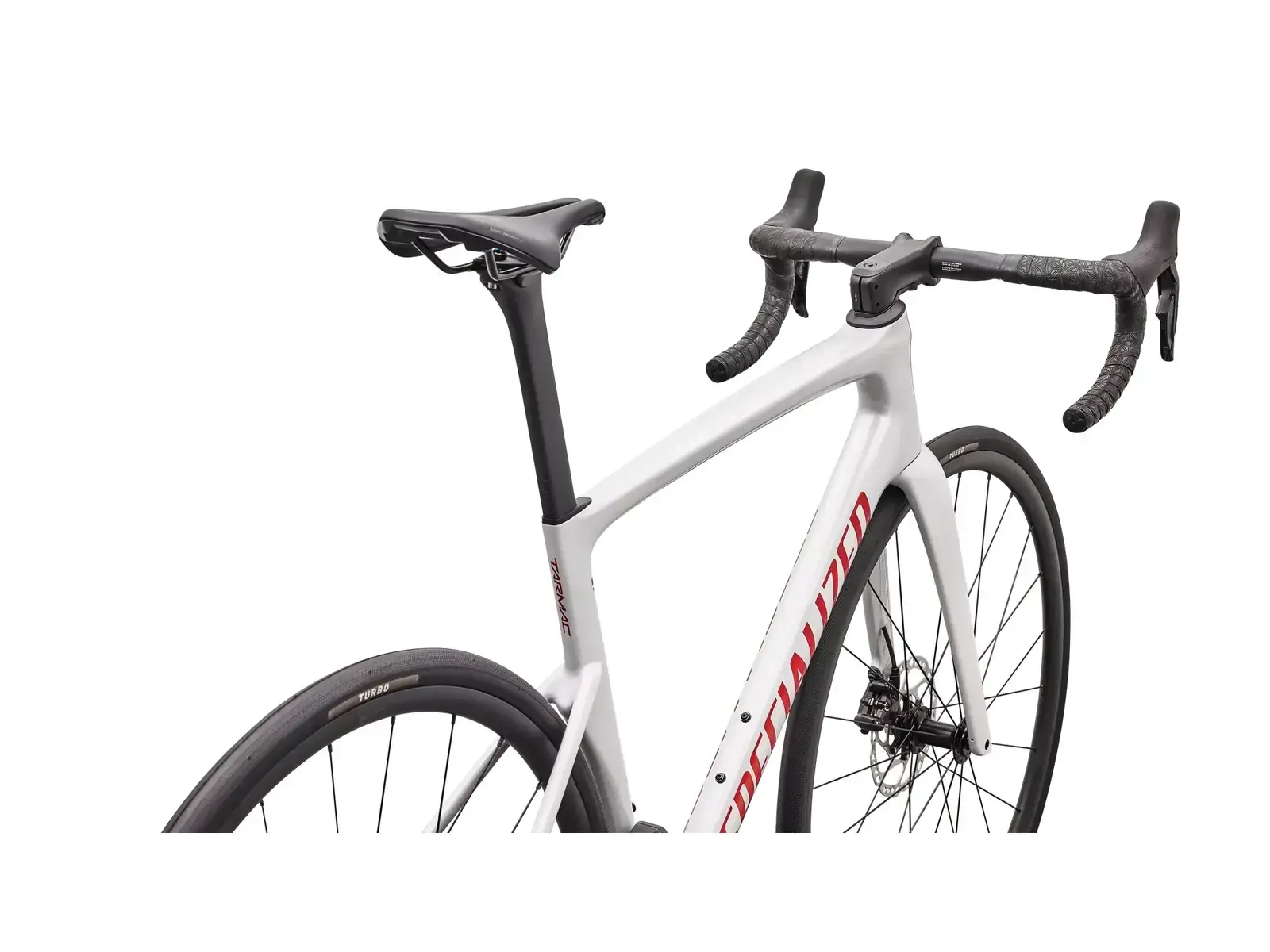 Specialized Tarmac SL9 Comp: Shimano 105 Di2 2027, vista ravvicinata del telaio e cockpit
