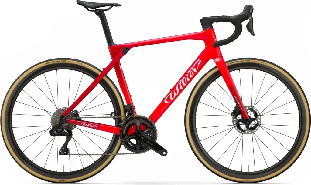 Wilier Granturismo SLR: vista completa della piattaforma, montaggio illustrativo