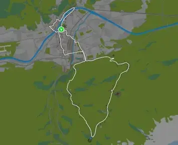 Planimetria ufficiale Zwift di 2018 Worlds Short Lap nel mondo Innsbruck.