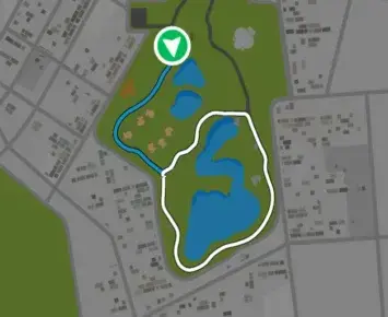 Planimetria ufficiale Zwift di Avon Flyer nel mondo New York. Fonte: Zwift.