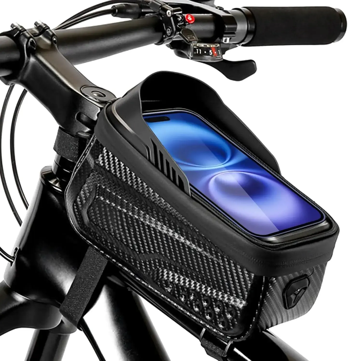 Borsa da telaio Dyaucwpo B0DNQ9JKP8 nera con visiera