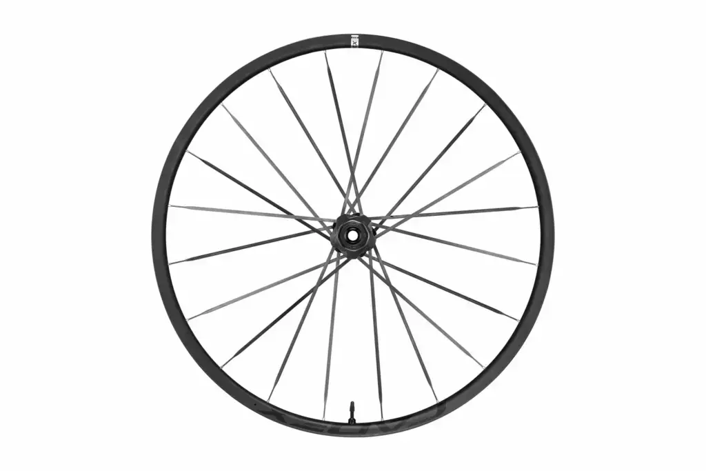 Ruota anteriore CADEX Max XC in carbonio, vista laterale