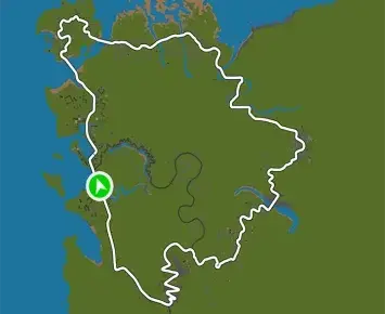 Planimetria ufficiale Zwift di Casse-Pattes nel mondo France.