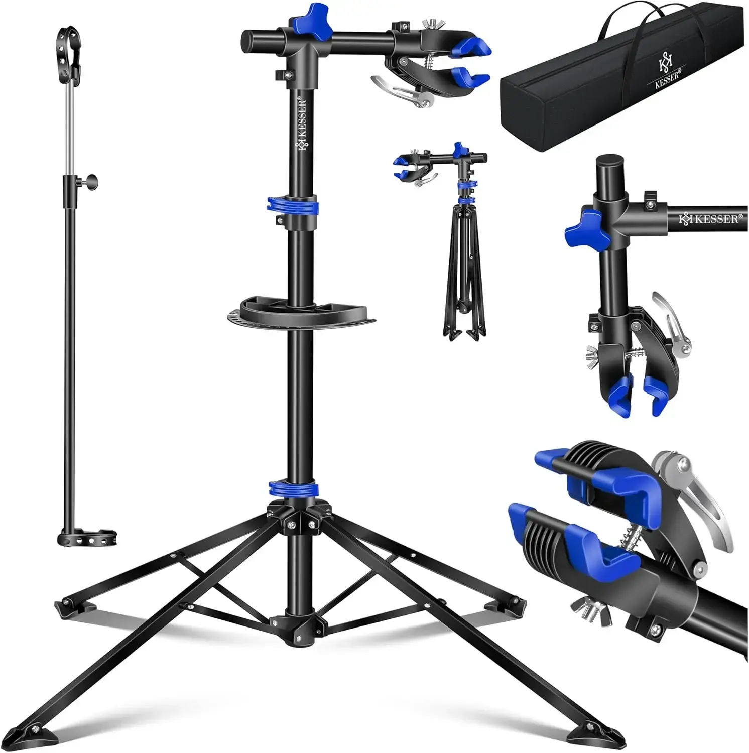 KESSER® Cavalletto per riparazioni di biciclette Cavalletto per riparazioni professionali Caval