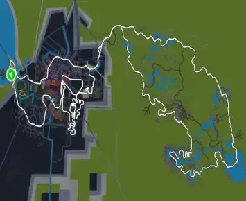 Planimetria ufficiale Zwift di Chasing the Sun nel mondo Makuri Islands. Fonte: Zwift.