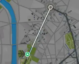 Planimetria ufficiale Zwift di Cirque du Suffer nel mondo Paris.