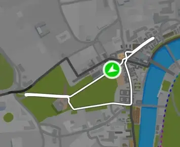 Planimetria ufficiale Zwift di Classique nel mondo London. Fonte: Zwift.