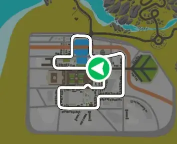 Planimetria ufficiale Zwift di Crit Six nel mondo Scotland. Fonte: Zwift.